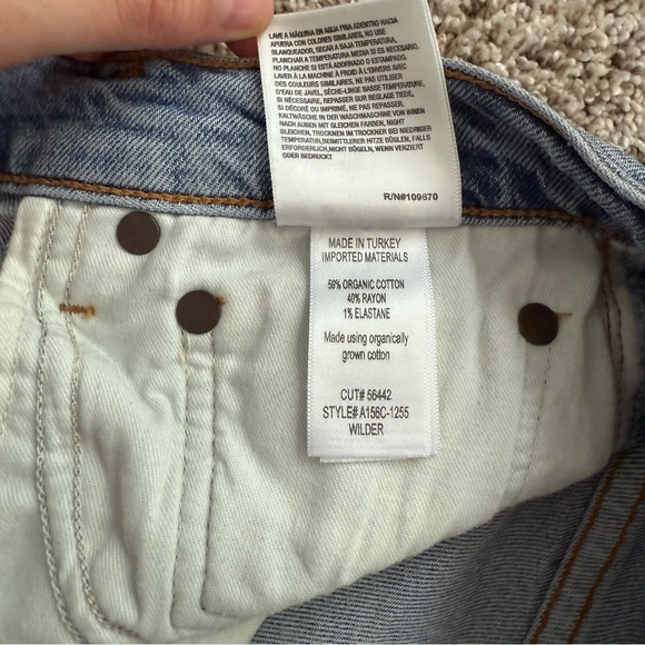 AGOLDE Wilder Mid Rise Comfort Straight in Cascadia | 28 - Picture 8 of 8